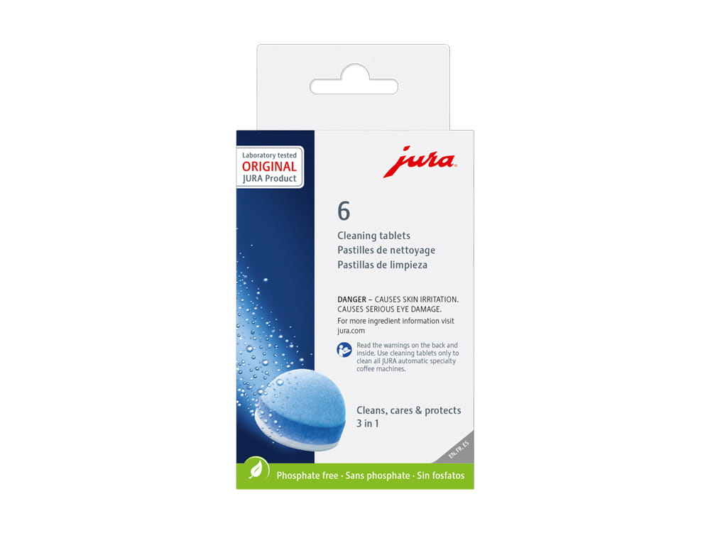 Jura 3-Phase Cleaning Tablets — 6 Pack